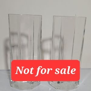 VERSACE Rosenthal Medusa Lumiere long glass  set of 2